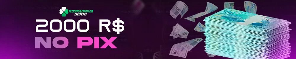 Banner PREMIOS DE ATÉ R$ 2.000,00